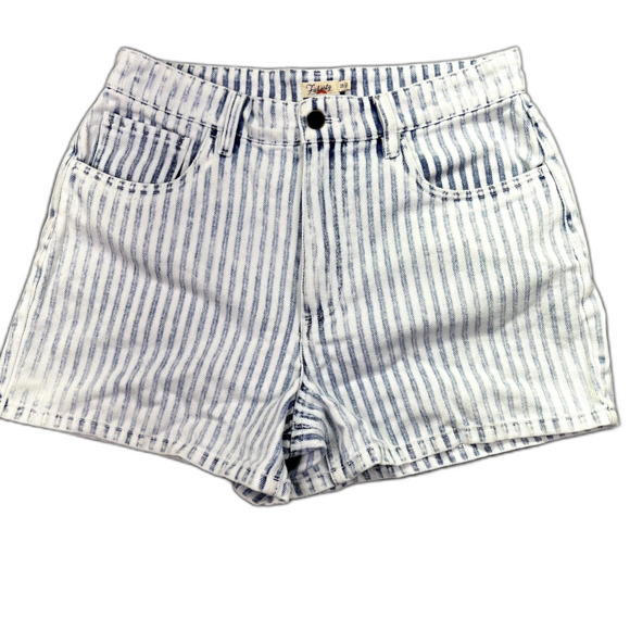 Faherty Shorts Topsail Striped‎ Denim Size 28 Indigo Dyed - Picture 1 of 9